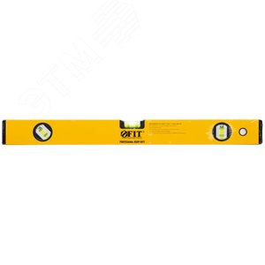 Уровень ''Стайл'', 3 глазка, желтый усиленный корпус, фрезерованная рабочая грань, шкала, Профи 500 мм - фото 3