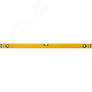 Уровень ''Стайл'', 3 глазка, желтый усиленный корпус, фрезерованная рабочая грань, шкала, Профи 1000 мм 18210 FIT - 2