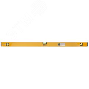 Уровень ''Стайл'', 3 глазка, желтый усиленный корпус, фрезерованная рабочая грань, шкала, Профи 1000 мм - фото 3