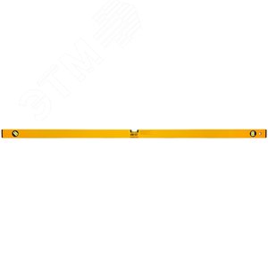 Уровень ''Стайл'', 3 глазка, желтый усиленный корпус, фрезерованная рабочая грань, шкала, Профи 1500 мм - фото 3
