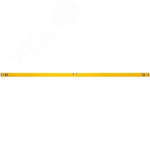 Уровень ''Стайл'', 3 глазка, желтый усиленный корпус, фрезерованная рабочая грань, шкала, Профи 2000 мм