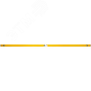 Уровень ''Стайл'', 3 глазка, желтый усиленный корпус, фрезерованная рабочая грань, шкала, Профи 2000 мм 18220 FIT - 2