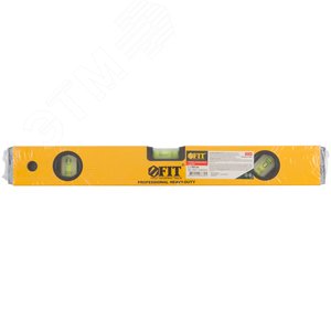 Уровень ''Магнит'', 2 глазка + 1 поворотный, желтый усиленный корпус, магниты, шкала, Профи 400 мм - фото 3