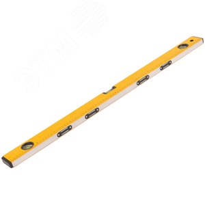 Уровень ''Магнит'', 2 глазка + 1 поворотный, желтый усиленный корпус, магниты, шкала, Профи 800 мм - фото 2