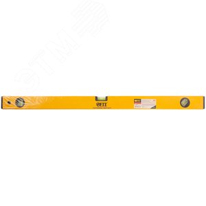 Уровень ''Магнит'', 2 глазка + 1 поворотный, желтый усиленный корпус, магниты, шкала, Профи 800 мм - фото 3