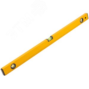 Уровень ''Магнит'', 2 глазка + 1 поворотный, желтый усиленный корпус, магниты, шкала, Профи 800 мм - фото 5