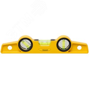 Уровень ''Хард'' мини, 3 глазка, литой усиленный профиль, фрезер.рабочая грань, магниты 250 мм - фото 1