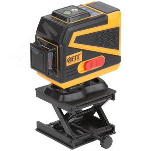 Уровень лазерный самоуспокаивающийся, зеленые лучи, 3 плоскости 360 гр., диапазон 20 м, Li-Ion аккум., 2 уровня яркости, без треноги, платформа для подъема, пульт управления, пластиковый кейс - фото 8