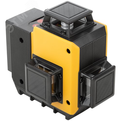 Изображение товара Уровень лазерный самоуспокаивающийся аккумуляторный Li-Ion, мультипризменный 3х360°, зеленый луч, диапазон 20 м, кейс (шт)