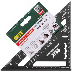 Угольник кровельный цельнометаллический Профи 180х180 мм - фото 3