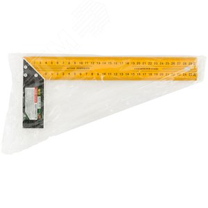 Угольник столярный желтый усиленный 300 мм - фото 3