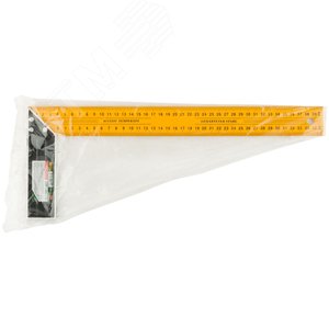 Угольник столярный желтый усиленный 400 мм - фото 3