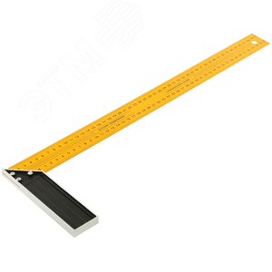 Угольник столярный желтый усиленный 500 мм - фото 2