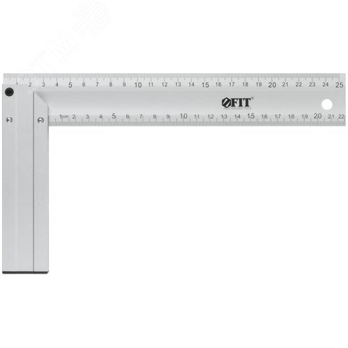 Изображение товара Угольник столярный литой алюмиевый Профи 250 мм (шт)