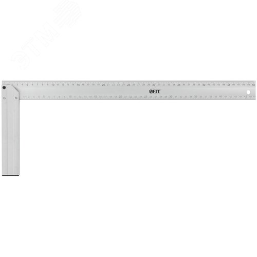 Изображение товара Угольник столярный литой алюмиевый Профи 500 мм (шт)