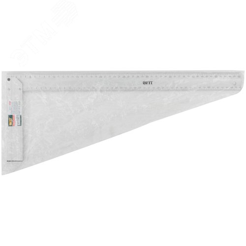 Угольник столярный литой алюмиевый Профи 500 мм - фото 3