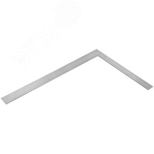 Угольник столярный цельно-металлический рифленая шкала 400X600 мм - фото 2