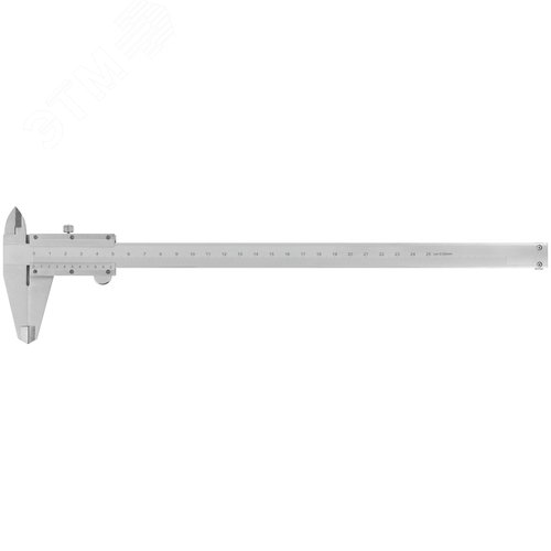 штангенциркуль металлический нержавеющий 250 мм/ 0,02 мм, пластиковый кейс - фото 1