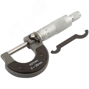 Микрометр наружный 0 - 25 мм/ 0,01 мм - фото 2