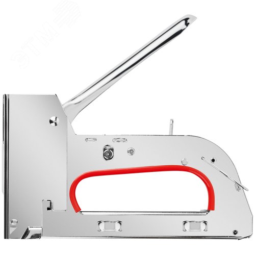 "Степлер для узких скоб ""тип 53"" 4-14 мм, 2 положения силы удара, рессорный механизм, металлический корпус" - фото 1