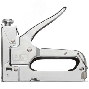Степлер для узких скоб ''тип 53'' 4-14 мм, с регулировкой силы удара, металлический корпус - фото 2