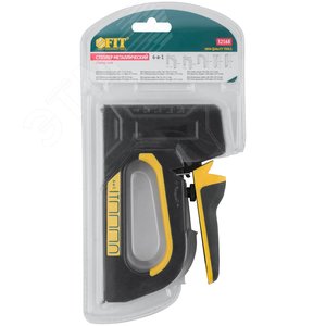 Степлер 6-в-1 для скоб ''тип 53'',''тип 53F'', ''тип 140'', ''тип 28'', ''тип 300'', ''тип 500'' , 4-14 мм, с регулировкой силы удара, рессорный механизм, алюминиевый корпус, прорезиненная ручка - фото 3