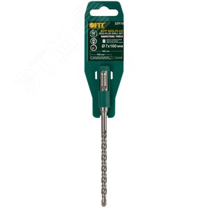 Бур по бетону SDS PLUS ''Профи'' с двойной резьбой 7x160 мм - фото 2