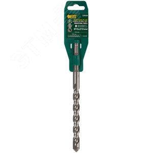 Бур по бетону SDS PLUS ''Профи'' с двойной резьбой 16x210 мм - фото 3