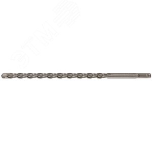 Бур по бетону SDS PLUS ''Профи'' с двойной резьбой 12x260 мм - фото 1
