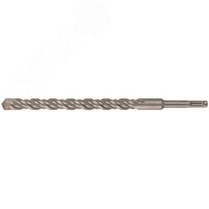 Бур по бетону SDS PLUS ''Профи'' с двойной резьбой 18x260 мм - фото 1