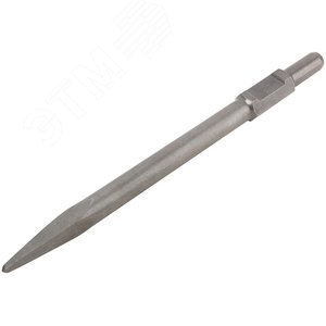 Зубило для молотка отбойного пикообразное НЕХ 30х410 мм - фото 2