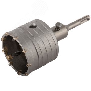 Коронка кольцевая по бетону, хвостовик 110 мм в сборе, 73 мм - фото 1