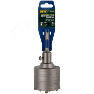 Коронка кольцевая по бетону, хвостовик 110 мм в сборе, 73 мм - фото 3