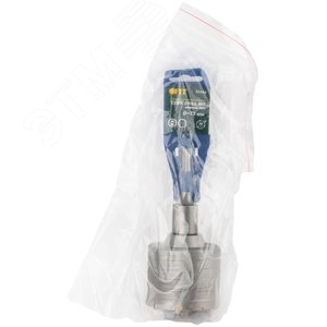 Коронка кольцевая по бетону, хвостовик 110 мм в сборе, 73 мм - фото 4