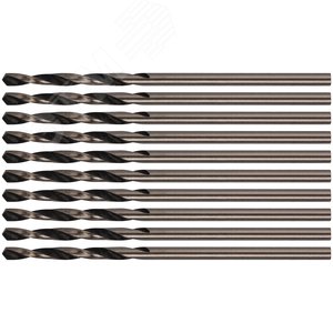 Сверла по металлу HSS черненые 2.0x49 мм (10 шт) - фото 5