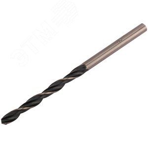 Сверла по металлу HSS черненые 4.0x75 мм (10 шт) - фото 2