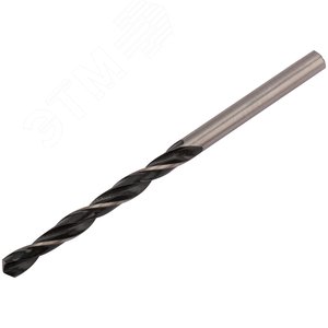 Сверла по металлу HSS черненые 5.0x86 мм (10 шт) - фото 2