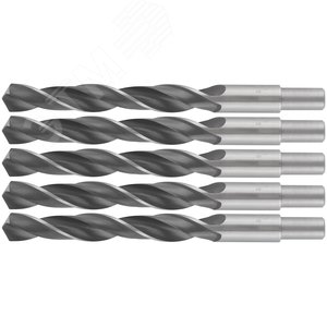 Сверла по металлу HSS черненые 16,0x178 мм (5 шт.) - фото 5