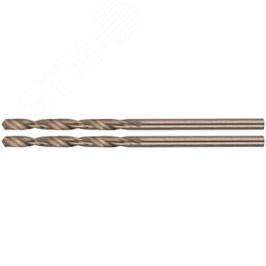 Изображение товара Сверла по металлу HSS полированные в блистере 2.5 мм (2 шт) (упак)