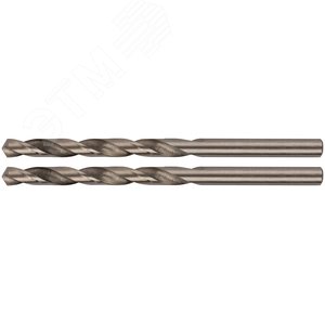 Изображение товара Сверла по металлу HSS полированные в блистере 4.8 мм (2 шт) (упак)