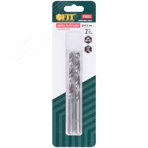 Сверла по металлу HSS полированные в блистере 4.8 мм (2 шт) - фото 3