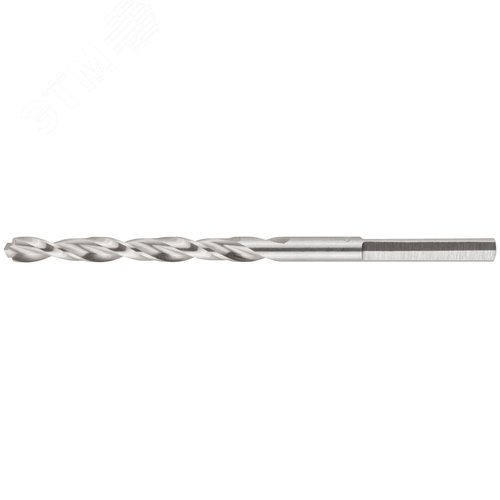 Сверло по металлу HSS полированное, центровочный наконечник, Р6М5, блистер 4,0х75 мм - фото 1