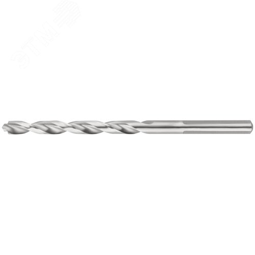 Сверло по металлу HSS полированное, центровочный наконечник, Р6М5, блистер 4,2х75 мм - фото 1