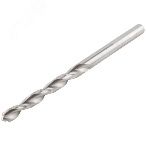 Сверло по металлу HSS полированное, центровочный наконечник, Р6М5, блистер 6,0х93 мм - фото 2