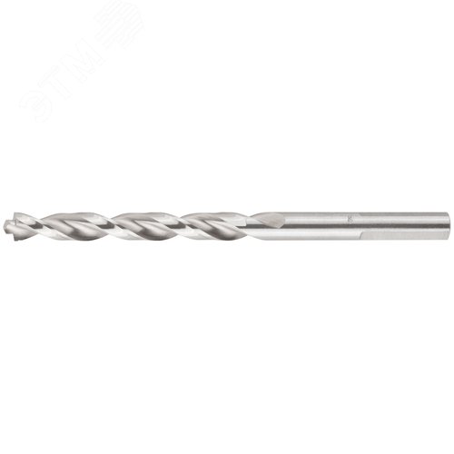 Изображение товара Сверло по металлу HSS полированное, центровочный наконечник, Р6М5, блистер 6,5х101 мм (шт)