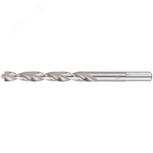 Изображение товара Сверло по металлу HSS полированное, центровочный наконечник, Р6М5, блистер 8,0х117 мм (шт)