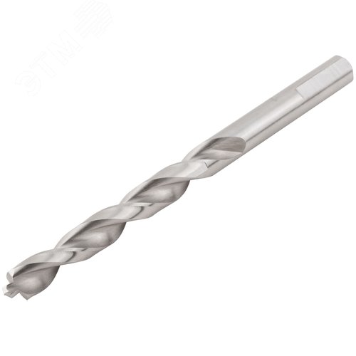 Сверло по металлу HSS полированное, центровочный наконечник, Р6М5, блистер 10,0х133 мм - фото 2