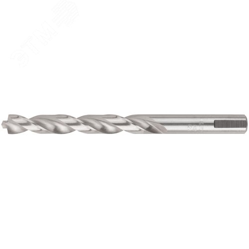 Сверло по металлу HSS полированное, центровочный наконечник, Р6М5, блистер 12,0х151 мм - фото 1