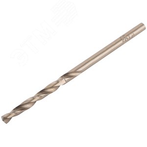 Сверла по металлу HSS с добавкой кобальта 8% Профи ( М42 ) в блистере 3.0х61 мм - фото 2