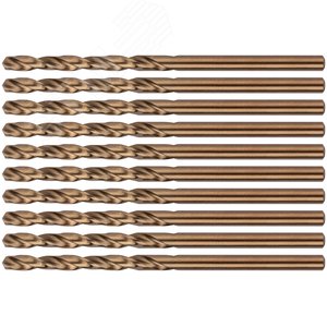 Изображение товара Сверла по металлу HSS с добавкой кобальта 5% Профи 3.2 мм (10 шт) (упак)